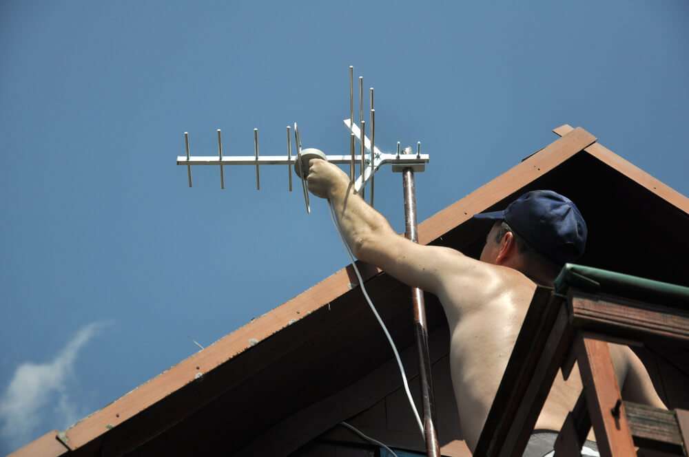 How to Mount TV Antenna on a Metal Roof